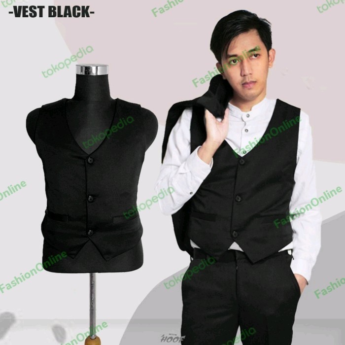 Jual Rompi jas pria murah Vestblack | Shopee Indonesia