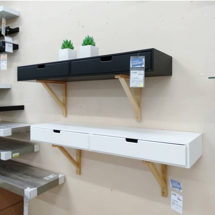 Jual INFORMA - CHICAGO DRAWER SHELF / RAK DINDING / MEJA TV GANTUNG ...