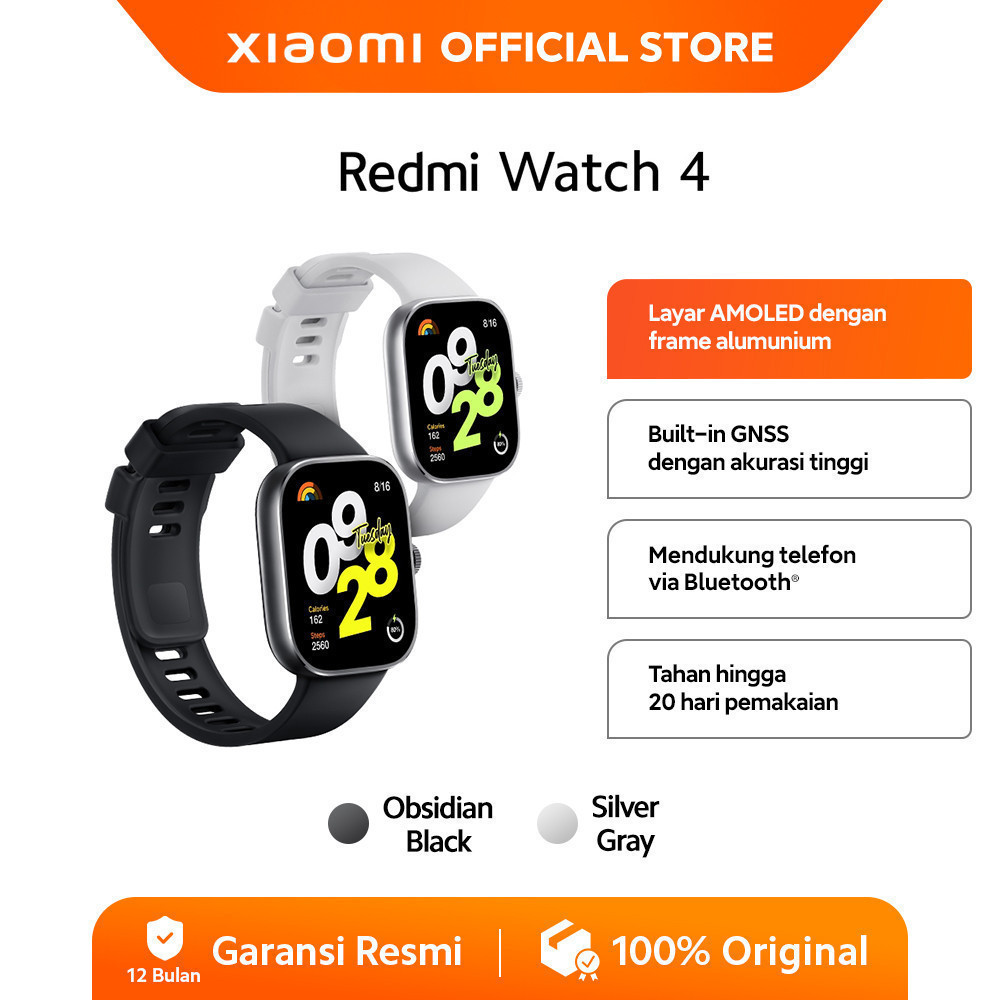 Xiaomi Redmi Watch Layar AMOLED 1,97