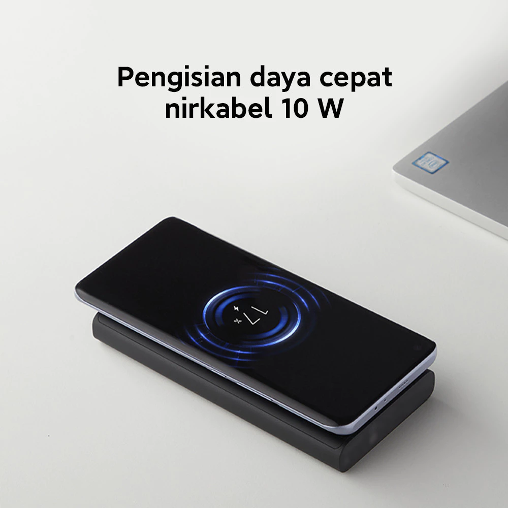Xiaomi Power Bank 10W Wireless 10000mAh | Pengisian daya nirkabel dan berkabel | Pengisian daya cepat | Fast charging