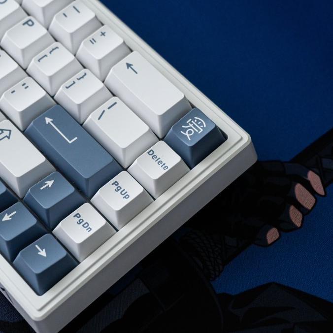 Jual Tersedia Keycap Cherry Profile Blue Waves Keycaps For Mechanical ...