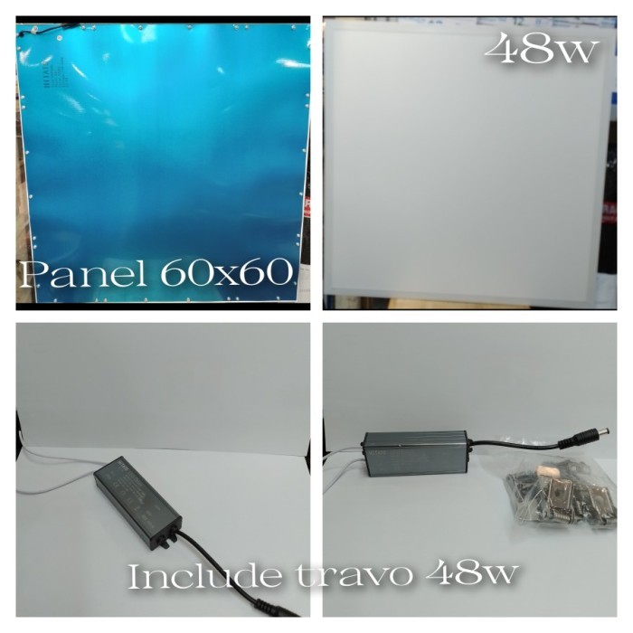 Jual panel 60x60 downlight panel inbow 60x60 48w 48watt | Shopee Indonesia