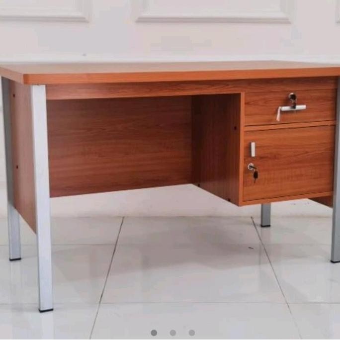 Jual Meja Kantor Kerja Kaki Besi Mt 130 Grace Furniture Awet Kuat Kokoh