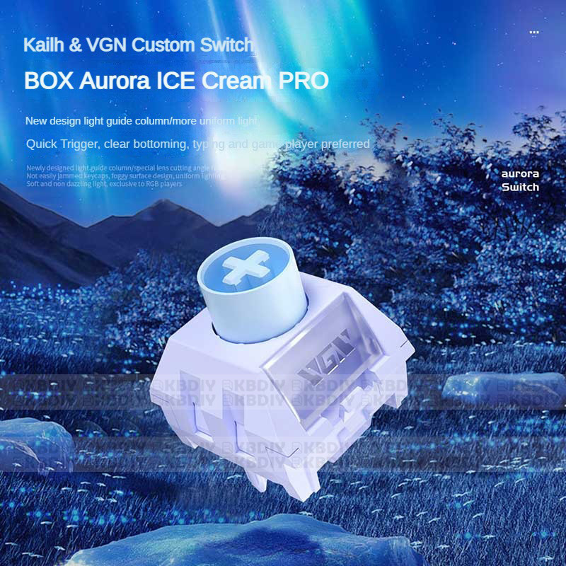 Jual RAPEX Kailh BOX ICE Cream Switch Aurora ICE Cream Pro Switches ...