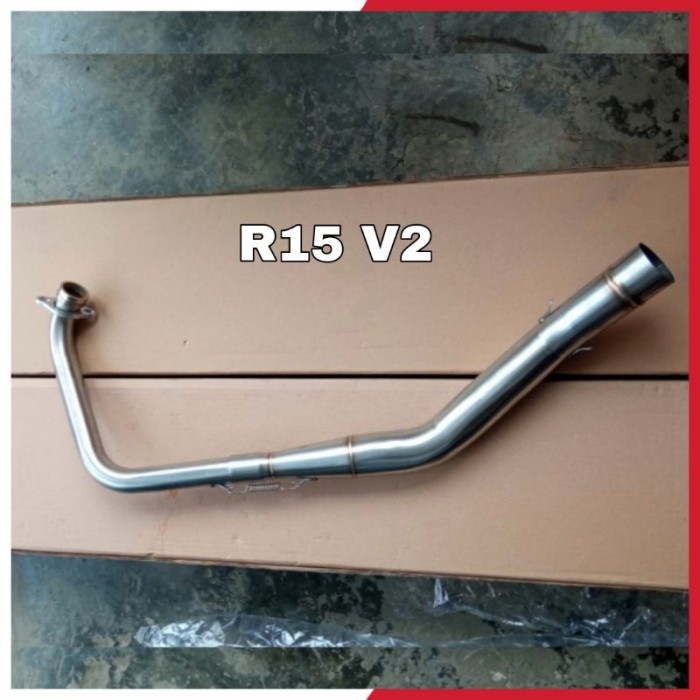 Jual Header R15 V2 / Leher Knalpot Racing Yamaha R15 V2 / Leher R15 V2 ...