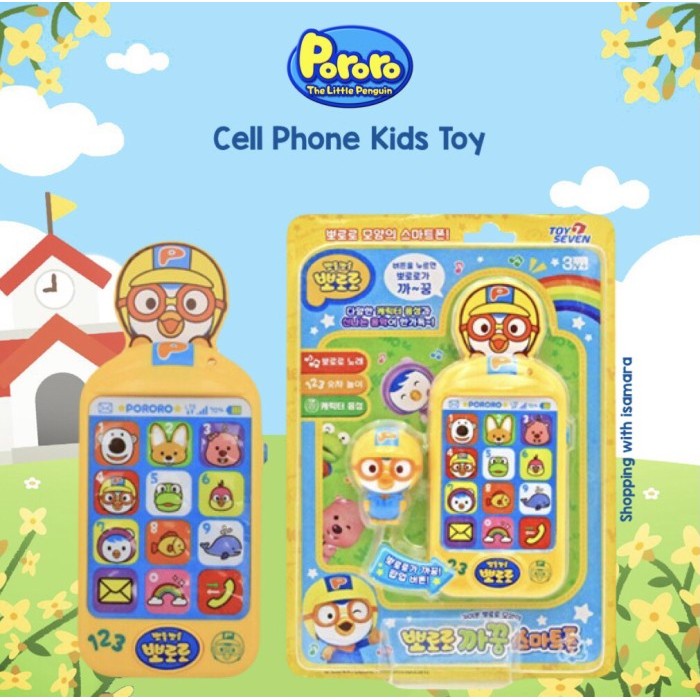 Jual Pororo Cell Phone Kids Toy / Mainan Hand Phone | Shopee Indonesia