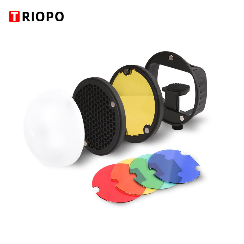 Jual EL_SHANUMJE TRIOPO MagDome Color Filter, Reflector, Honeycomb ...