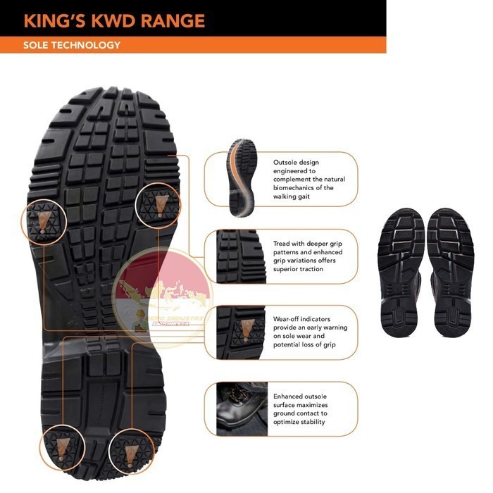 Jual Sepatu Safety / Kings Honeywell Safety Shoes KWD 205X Steel Toe ...