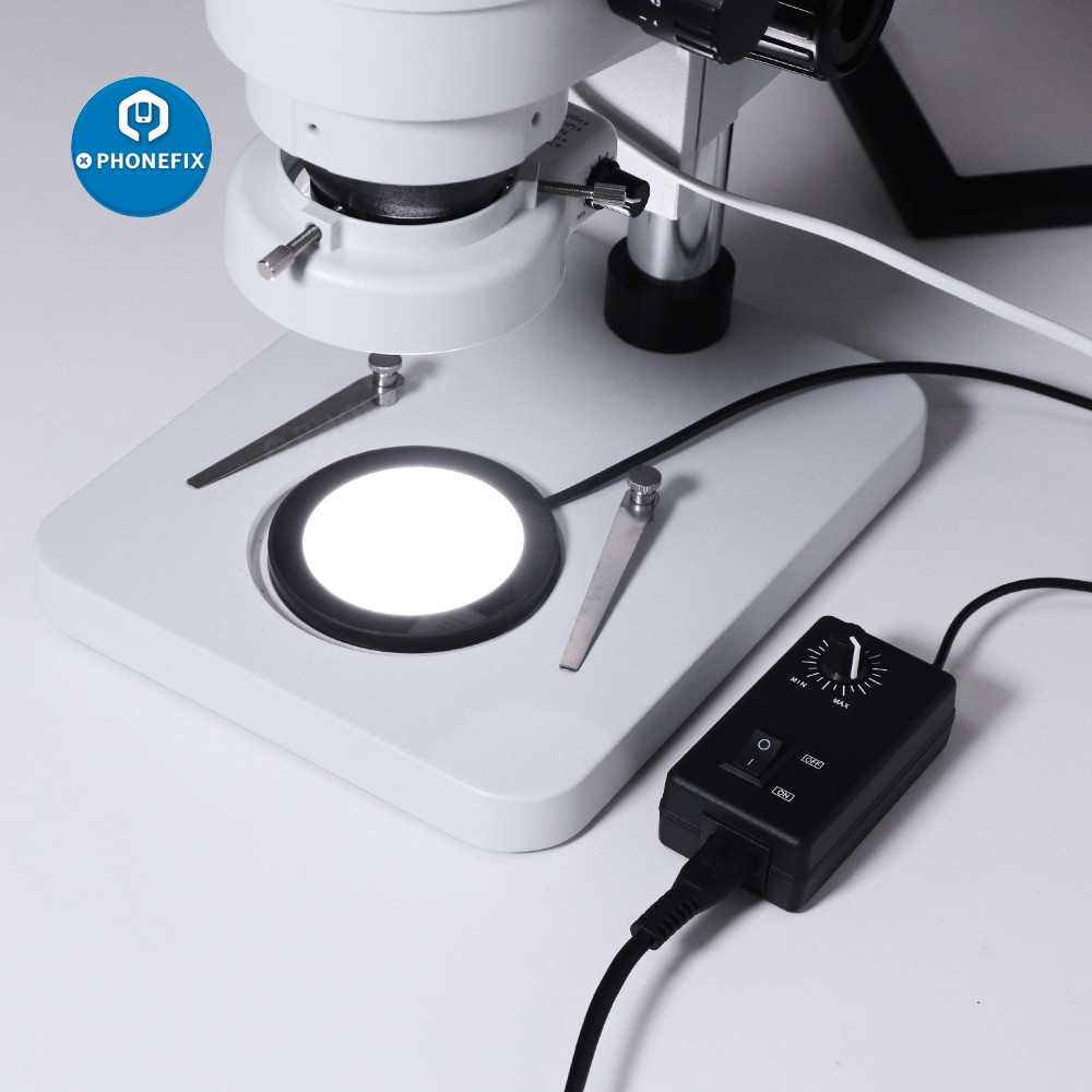 Jual New Microscope LED Ring Bottom Light Source Backlight Illuminator ...