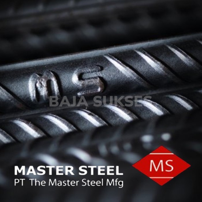 Jual Besi Beton Ulir 8 mm 10 mm Master Steel MS TS 420 Sertifikat Full ...