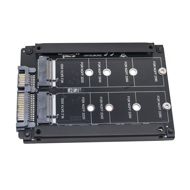 Jual NEPTTUNUS JBOD 2 Port B+M Key M.2 SATA SSD to SATA3.0 6Gb 2.5 ...