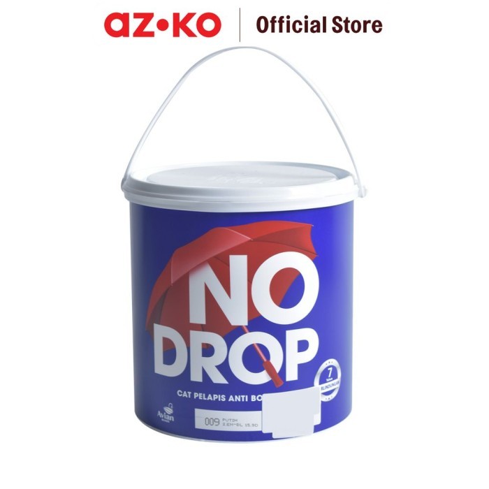 Jual AZKO No Drop 4 kg Cat Dinding Waterproof - Putih Paint Waterproof ...