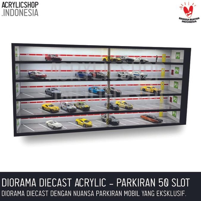 Jual Diorama Acrylic / Diecast / Rak Hotwheels / Box Display Akrilik ...