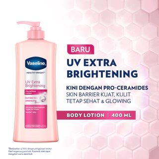 Vaseline Healthy Bright HAND BODY LOTION UV Extra Bright with Sunscreens&Niacinamide 400ml