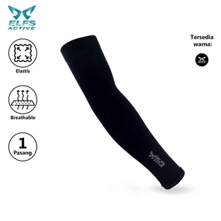 ELFS ACTIVE Pelindung Siku Sarung Lengan Manset Tangan Pad Arm Sleeve Manset Olahraga