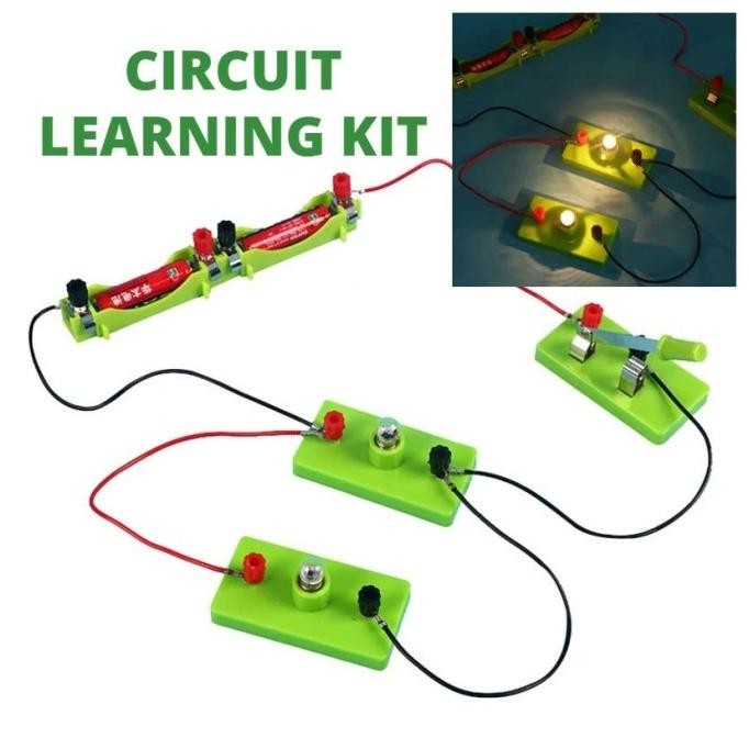 Jual DIY Physics Electric Circuit Learning Starter Kit Basic Kotak ...