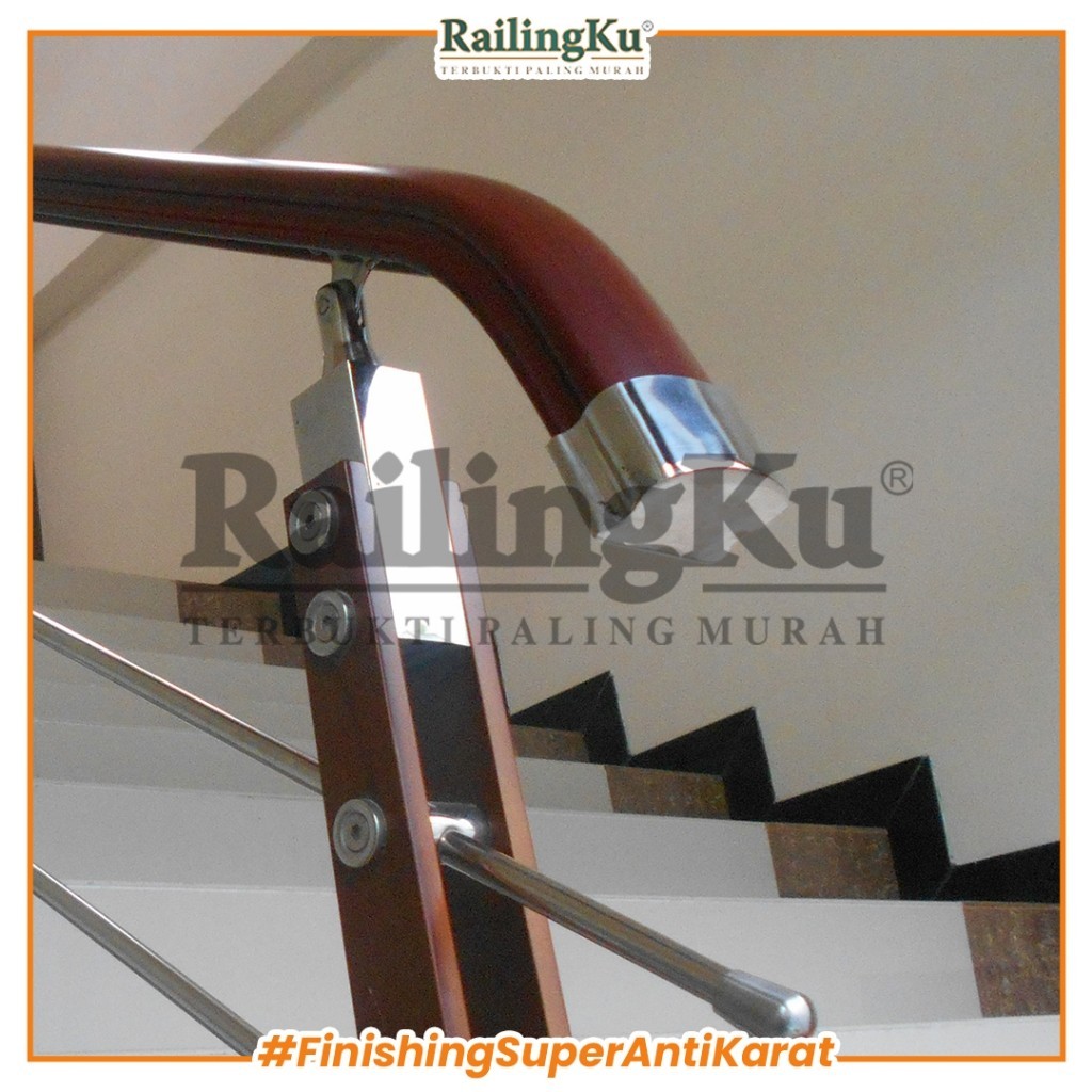 Jual Railingku Aksesoris Tutup Handrailing PVC Stainless Profil Kecil ...