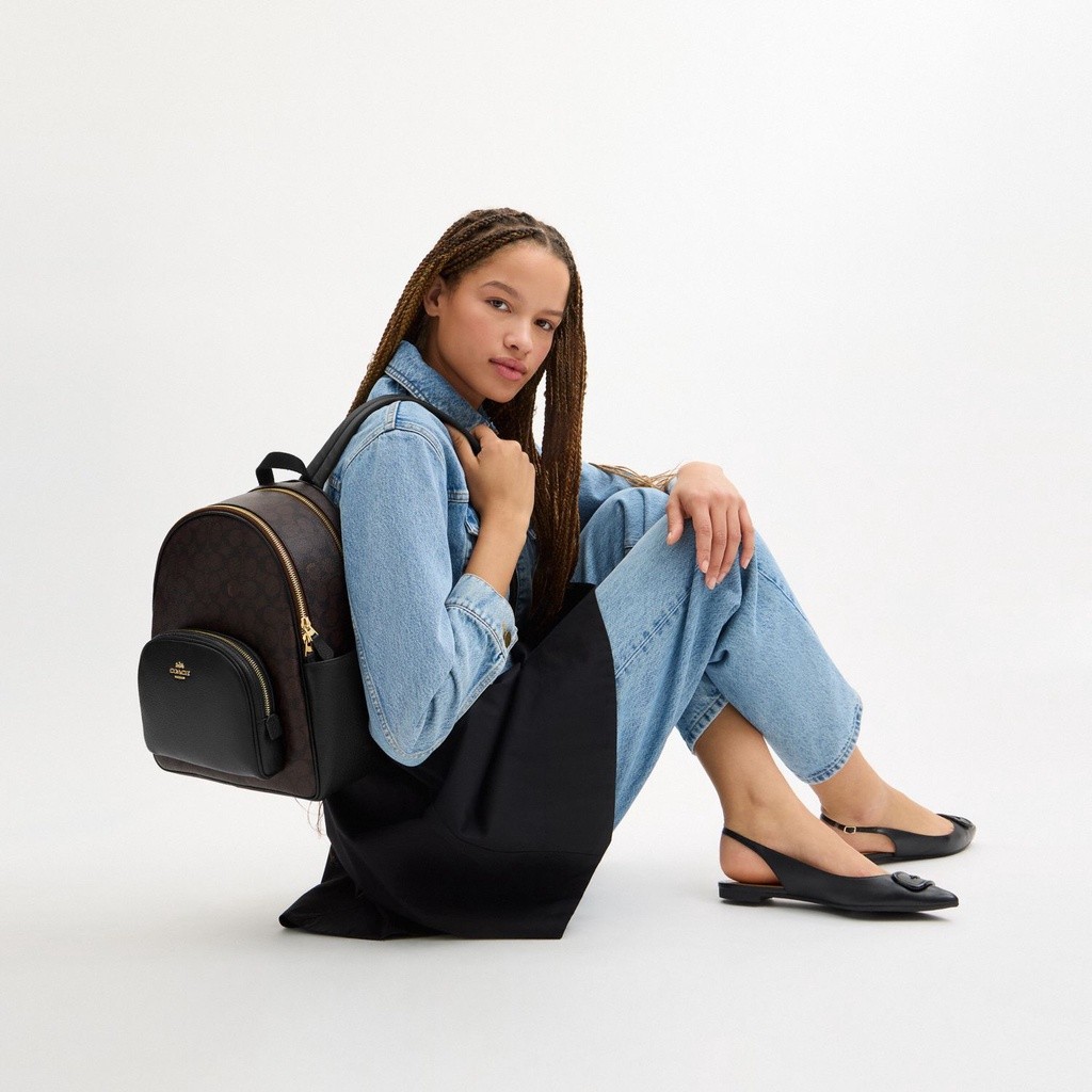 Jual Coach Court Backpack In Signature - Tas Ransel Wanita | Shopee ...