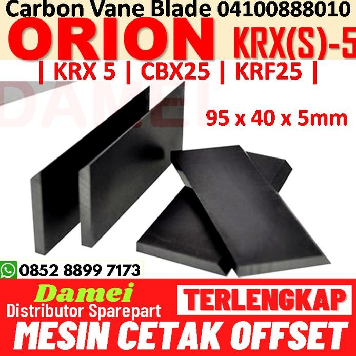 Jual Carbon Blade Orion KRX5 KRF25 CBX25 Pompa Vacuum Carbon Vane KRX(S ...