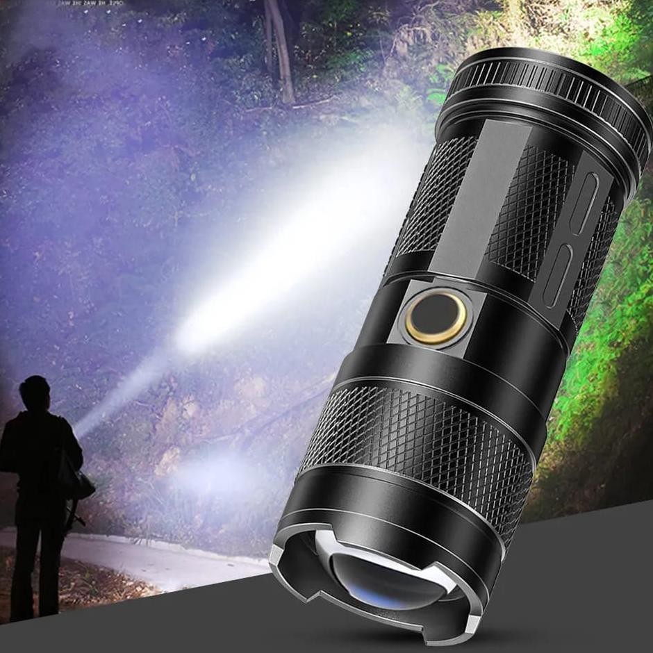 Jual Exclusive Cod & Ready Stok Senter Led Laser / Senter Swat Police ...