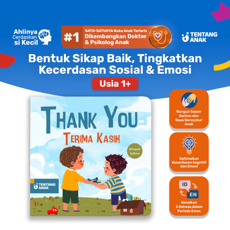 Bilingual Board Book Thank You