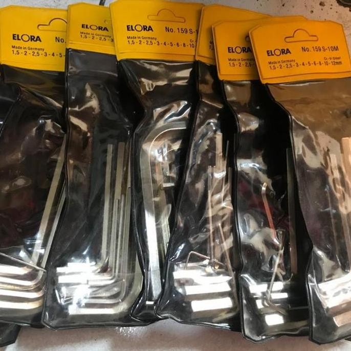 Jual Spesial Kunci L Set Elora 159S-10M Original German | Shopee Indonesia