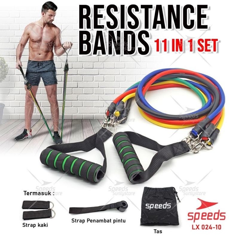 Jual Resistance Band SPEEDS Fitness Tali Gym Yoga Loop Stretching Pull ...