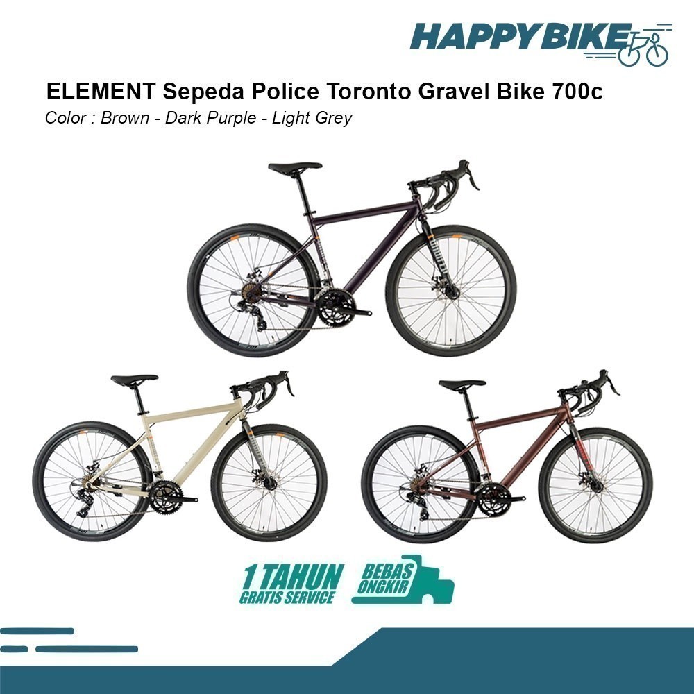 Jual Element Sepeda Police Toronto Gravel Bike 700c | Shopee Indonesia