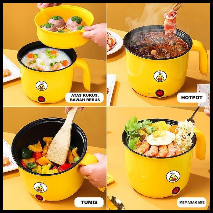 Jual P Plus Panci Elektrik Serbaguna Bebek Kuning/Pancil Elektrik ...