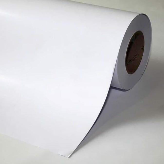 Jual stiker putih polos/white board/sticker/vinyl lemari meja/putih ...