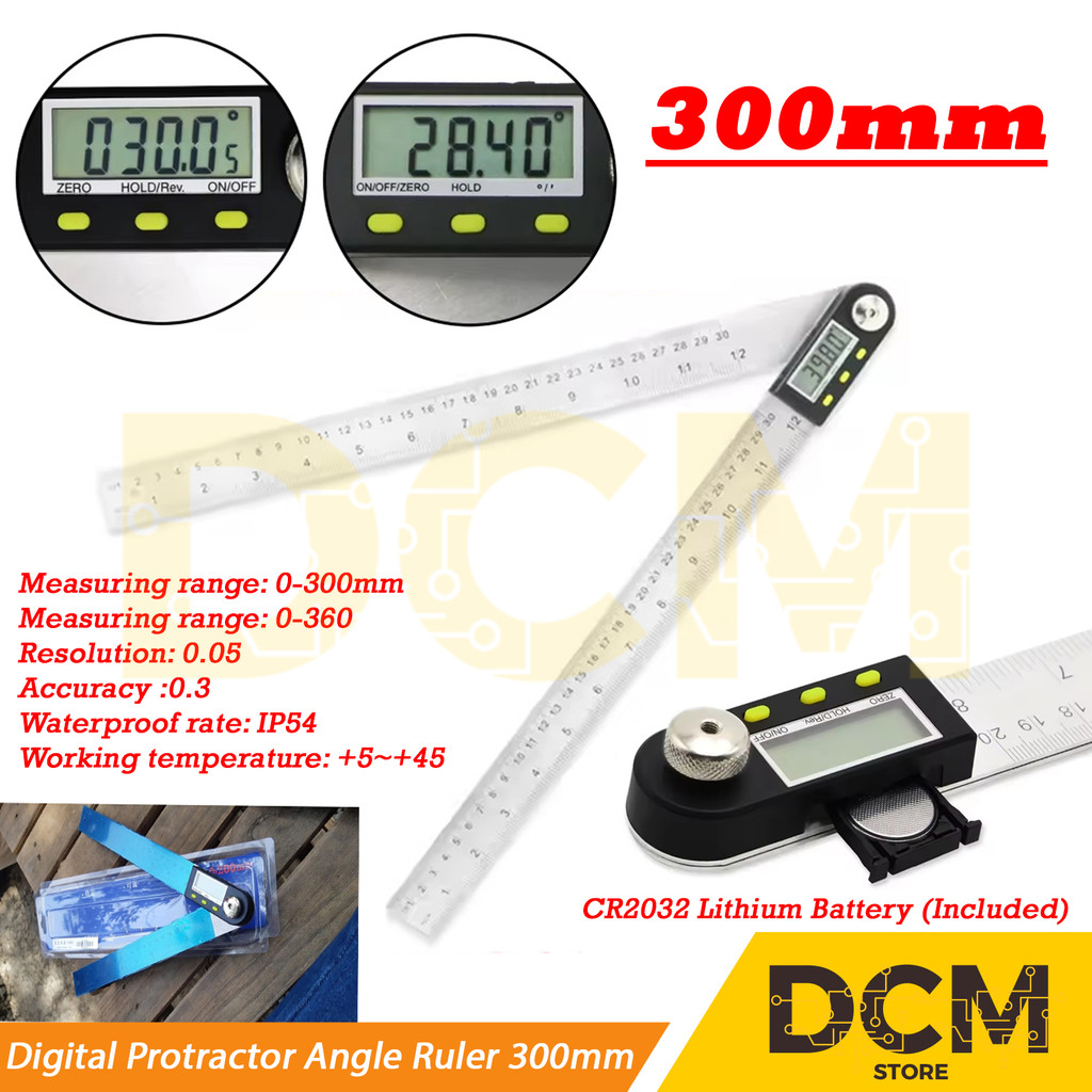 Jual Digital Protractor Angle Ruler Goniometer Inclinometer Penggaris ...