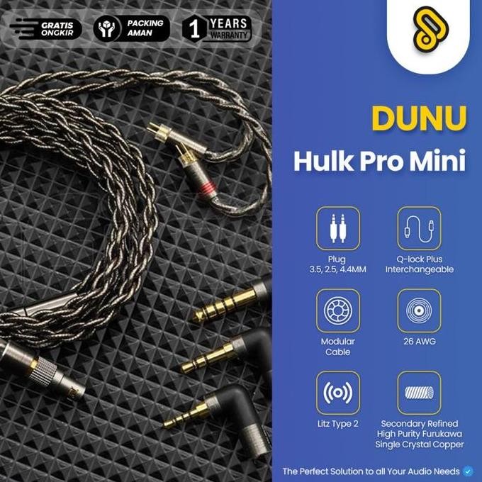Jual TERMURAH - DUNU Hulk Pro Mini Highly-Refined Furukawa Single ...