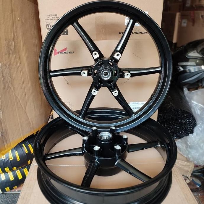Jual velg vrossi sanca Ninja 150 RR hitam velg Ninja RR tapak lebar ...