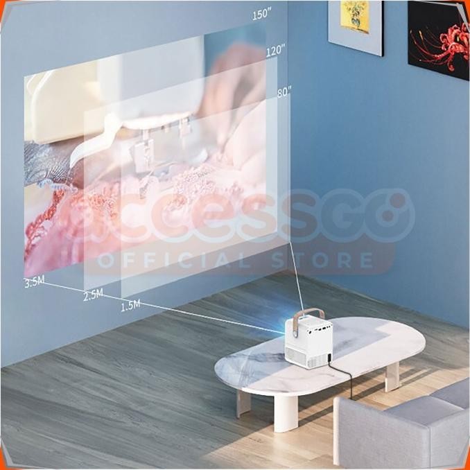 Jual Proyektor Android Smart Projector UltraHD 4K 1024 Screenless TV ...