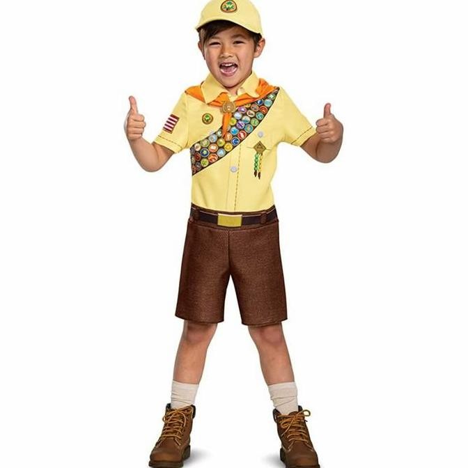 Jual Disney Pixar Up Russell Wilderness Explorer Deluxe Costume ...