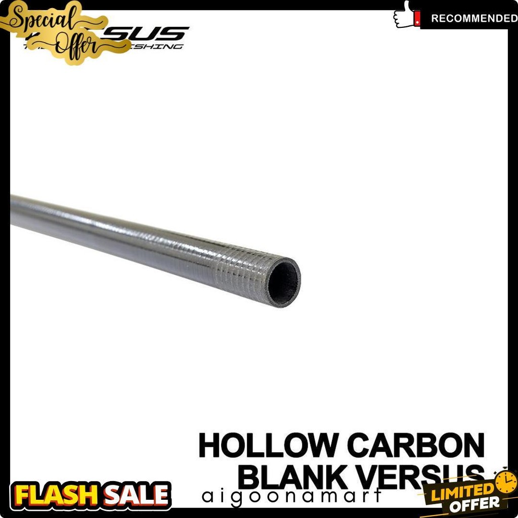 Jual Blank Rod Versus Hollow Carbon 90Cm / 100Cm / 120Cm Diskon ...