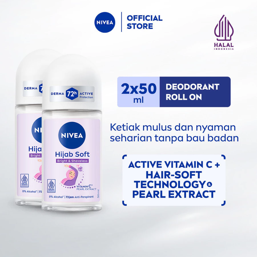 Hijab Soft Shaveless Deodorant Roll On 