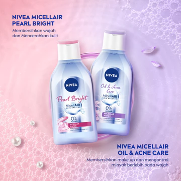 NIVEA Micellar Water MicellAir Oil Acne Care 400ml Pembersih Make Up Aman Untuk Kulit Berminyak