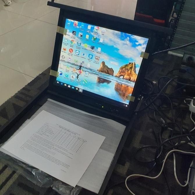 Jual Ibm 7316-Tf3 Flat Panel Console Kit Rackmount 17Inchi Tft Lcd New ...
