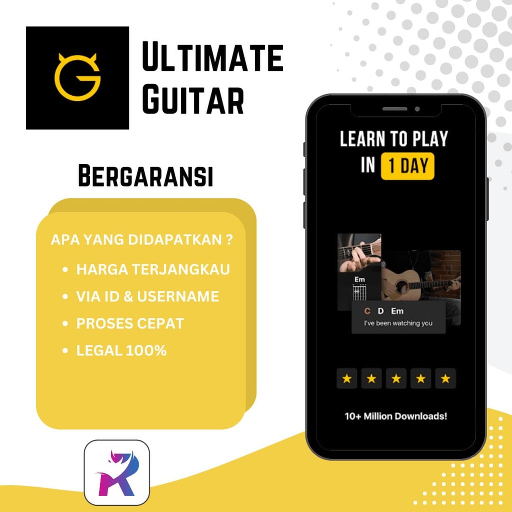 Jual ultimate guitar tabs pro 1 tahun bergaransi sharing akun bisa di