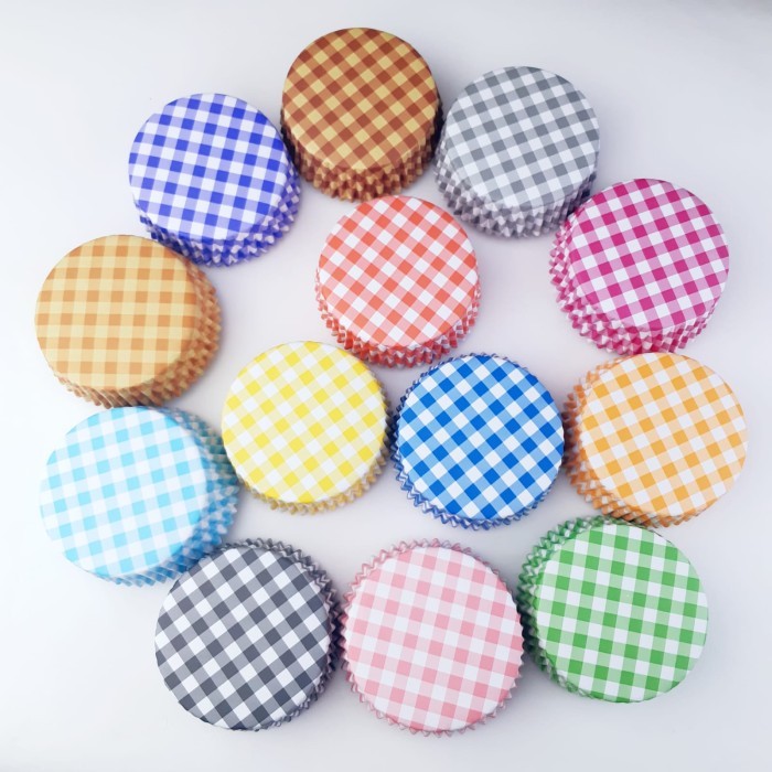 Jual Round Paper Cup Cake Case Laminasi / Cup Kertas Alas Roti Bulat ...