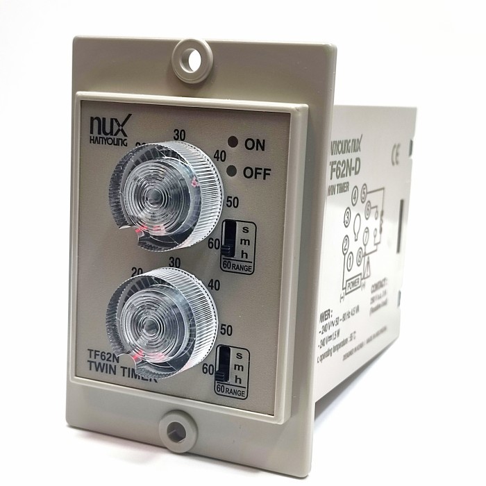 Jual Tf62N-D - Twin Analog Timer 60S / 60M / 60H Size 58 X 84 Mm ...