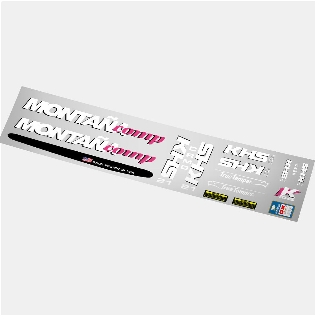 Jual KHS Montana Comp Frameset / Sticker / Decal Sepeda | Shopee Indonesia
