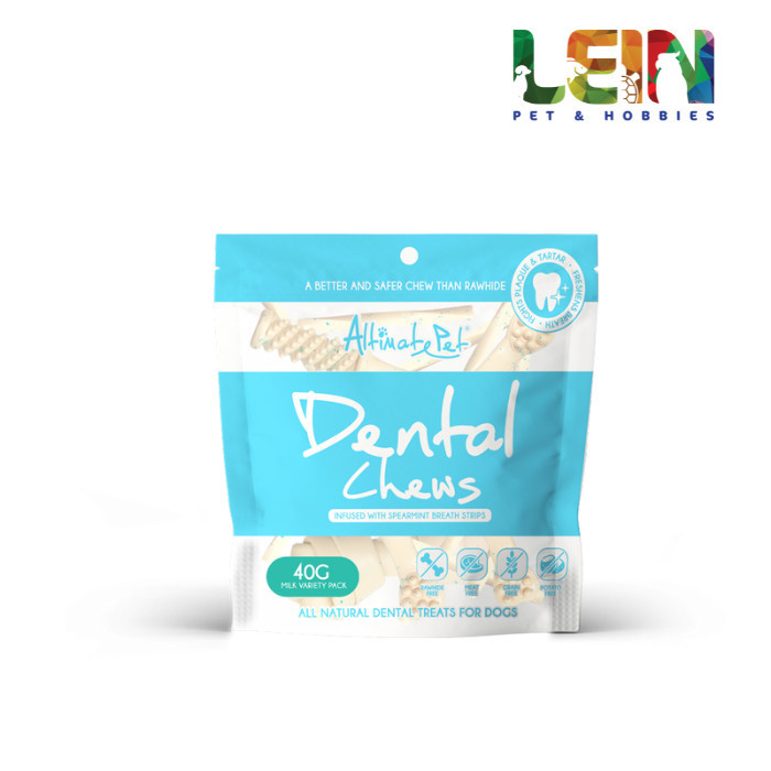Jual ALT-2569 ALTIMATE PET DENTAL CHEW - MILK VARIETY PACK 40G | Shopee ...