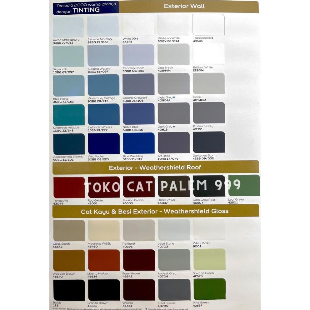 Jual Cat Dulux Weathershield Dual Shield Brilliant White 2290 / Putih ...