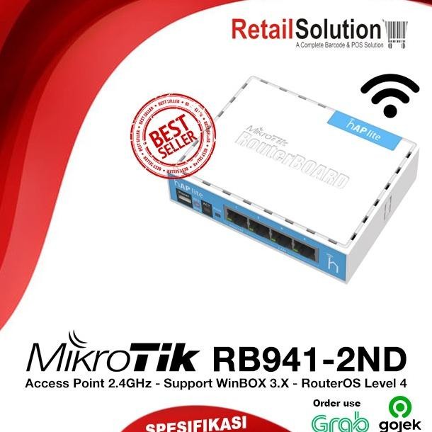 Jual MIKROTIK ROUTERBOARD RB 941-2ND ( hAP lite ) | Shopee Indonesia