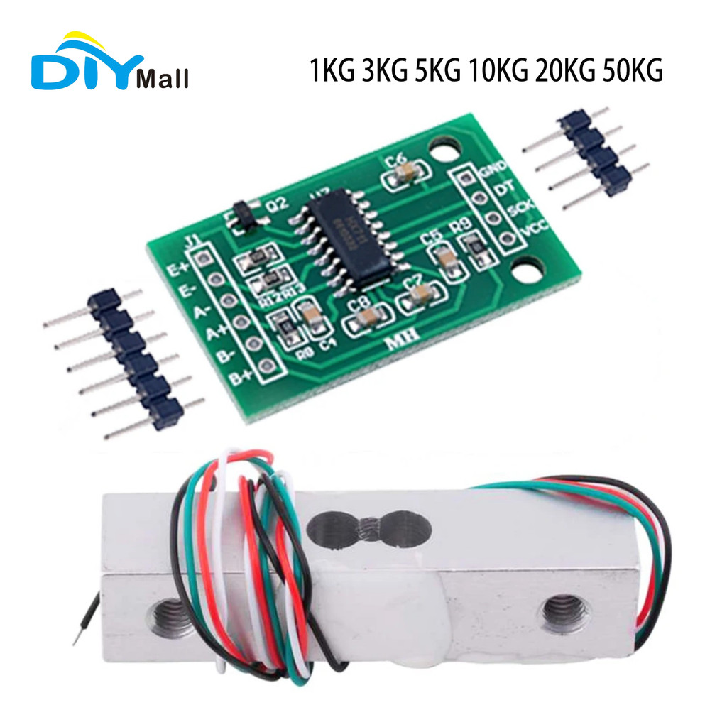 Jual YEMAR Load Cell Micro Weight Sensor with Hx711 AD module ...