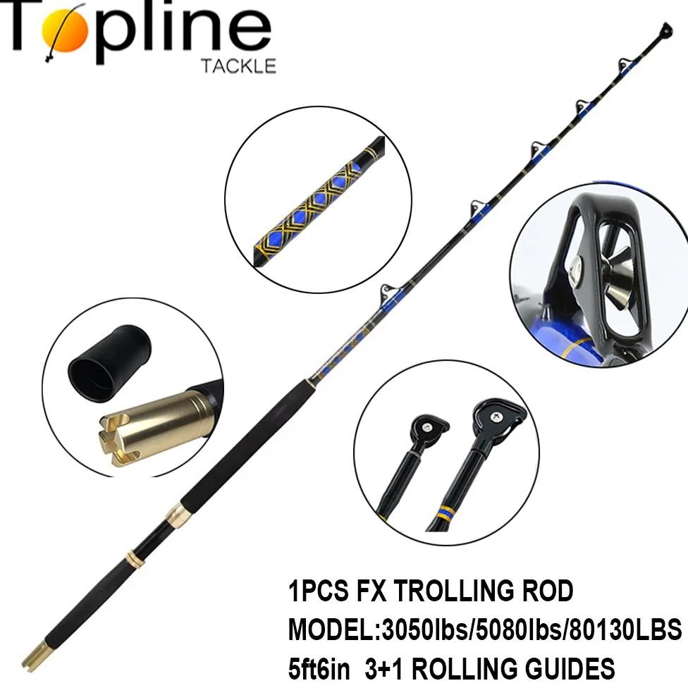 Jual Big Game Trolling Rods, Nylon Butt, Roller Guide, Tuna Fishing ...