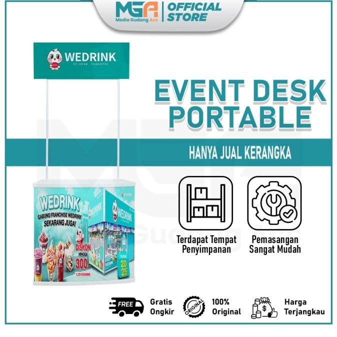 Jual EVENT DESK / MEJA PROMOSI / MEJA PAMERAN / BOOTH PORTABLE AKRILIK ...