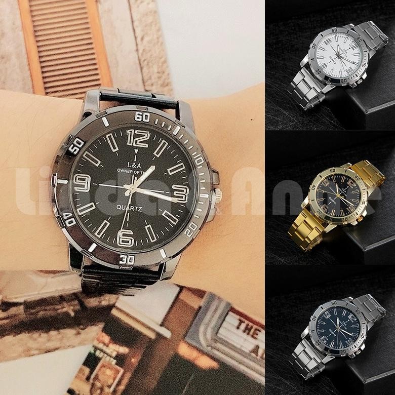 Jual er-90 [PROMO] Jam Tangan Pria Stainless Steel Band MTP-VD01L